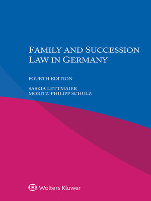cover image of Family and Succession Law in Germany